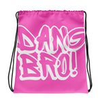 Drawstring bag pink