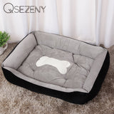 Bone Pet Bed Warm Pet Products For Small Medium Large Dog Soft Pet Bed For Dogs Washable House For Cat Puppy Cotton Kennel Mat